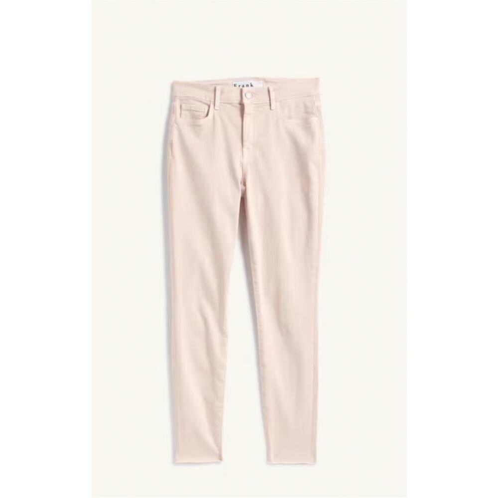NEW FRANK & EILEEN Sligo Skinny Jean Ballet Pink Preppy Minimalist Classic Sz 27 - Picture 10 of 12